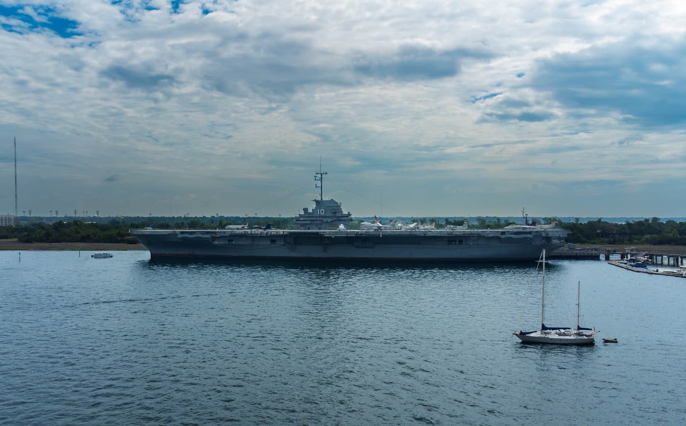 USS Yorktown CV-10 at Patriots Point